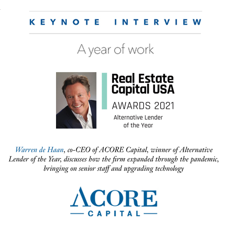 Keynote Interview A Year of Work